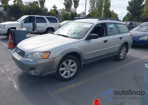 2007 Subaru Outback 2.5I/2.5I Basic/2.5I L.l. Bean Edition from USA, damaged, VIN 4S4BP61C477345030